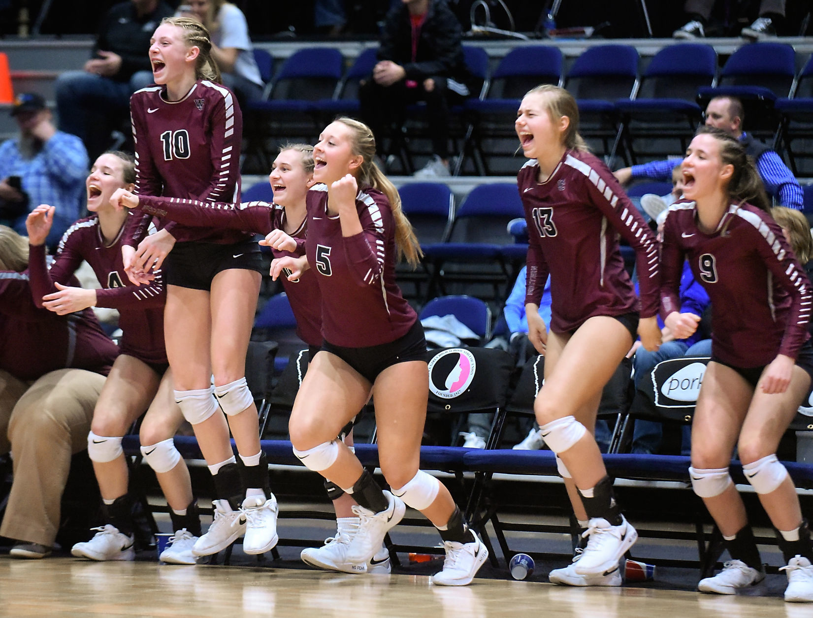 Iowa State Volleyball Class 2A Western Christian vs. Sidney